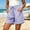 Blue, variant on Women’s Pink-White Striped Beach Bermuda Shorts, DUnrefinedstring Waist & Breathable Light Cut for Seaside Leisure Vacation Day Trips Pink XXL