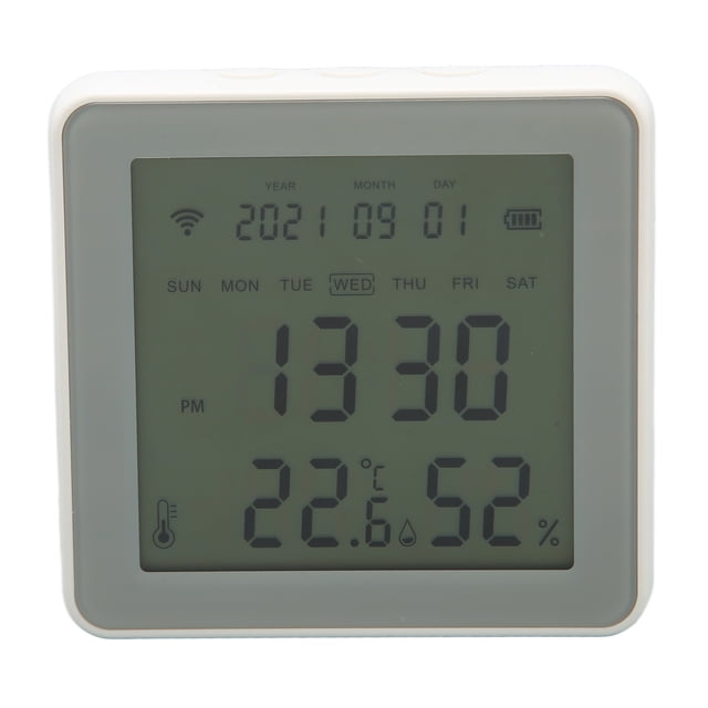 Monitor de temperatura y humedad, sensor de temperatura y humedad WiFi Monitor de temperatura y humedad Sensor de temperatura y humedad WiFi altamente versátil