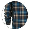 thumbnail image 4 of Gioberti Men's Plaid Checkered 100% Cotton Brushed Flannel Shirt, 4 of 5