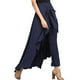 thumbnail image 1 of Pantalones Qarigey de pierna ancha para mujer Azul oscuro L, 1 of 6