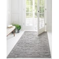 thumbnail image 4 of Unique Loom Trellis Shag Collection Area Rug - Traditional (9' x 12' 2" Rectangle Gray), 4 of 7