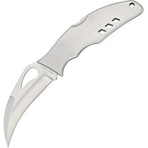 SPYDERCO BYRD FOLDER 3.5" 8CR13MOV STAINLESS HOLLOW GROUND BLADE SS HANDLE