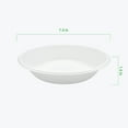 thumbnail image 3 of Reharvest Tazones 23 oz [Paq. 50], 7.5" Diám., Resistentes, 100% Biodegradables, Compostables en Casa, sin Plástico, sin BPA, Hechos de Fibras de Bagazo de Caña de Azúcar de Origen Vegetal Ecológicas, 3 of 6