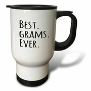 3dRoseBest Grams Ever Gifts for Grandmothers Grandma Nicknames Black Text Mug