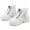 White, variant on Women's Fur Lined Combat Boots, Lace Up Platform Winter Ankle Booties, Chunky Heel