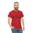thumbnail image 6 of LOVE Hand Shirt-Gift for Husband Wife Couple Unisex Heavy Cotton, 6 of 10