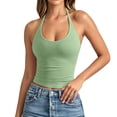 thumbnail image 3 of IMENGL Tank Tops for Women Sleeveless Backless Tie Neck Double Lined Basic Summer Outfits 2026 Soft Casual Women's Slim-Fit Camisole,M-XXL, 3 of 7