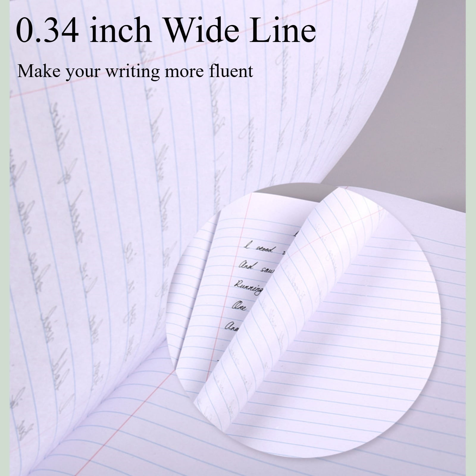 Composition Notebook,  Composition Notebook College Rule, Wide Ruled Paper, 100 Sheets Per Comp Book,  Composition Pads Assorted Colors