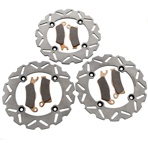 Brake Rotors & Pads fit Can-Am Outlander 650 DPS 2013-2015 Front & Rear RipTide
