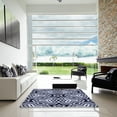 thumbnail image 7 of Ahgly Company Machine Washable Indoor Rectangle Transitional Night Blue Area Rugs, 5' x 7', 7 of 7