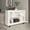 White, variant on 6-Shelf Black Wengue Cart | Multi-Functional for Home, Convenient Movement