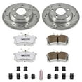 thumbnail image 3 of PowerStop Rear Z26 Street Warrior Carbon-Fiber Ceramic Brake Pad and Drilled and Slotted Rotor Kit Fits: AUDI Select Models K940-26, 3 of 9