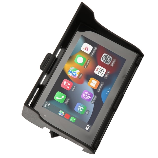 Reproductor MP5 Portátil, Interconexión Telefónica, Reproductor De Audio Para Motocicleta, Conexión BT Dual De 9-30V Con Soporte Para Conducción Al Aire Libre