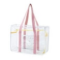 thumbnail image 3 of yuksok Clear Tote Bag Gym Bag Female PVC Beach Tote for Swimming Working Sports, 3 of 9
