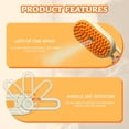 thumbnail image 4 of Crtynell Spray Cat Brush for Shedding - Cat/Dog Steam Brush, Cat Bath Brush, Pet Steam Brush, Cat Brush with Water - Pet Spray Hair Comb, Cat Hair Brush with Steamer (brown), 4 of 6
