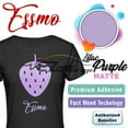 thumbnail image 1 of ESSMO Lilac Purple Matte Solid Heat Transfer Vinyl HTV Sheet T-Shirt 20" Wide Iron On Heat Press DP33 20"x360", 1 of 7