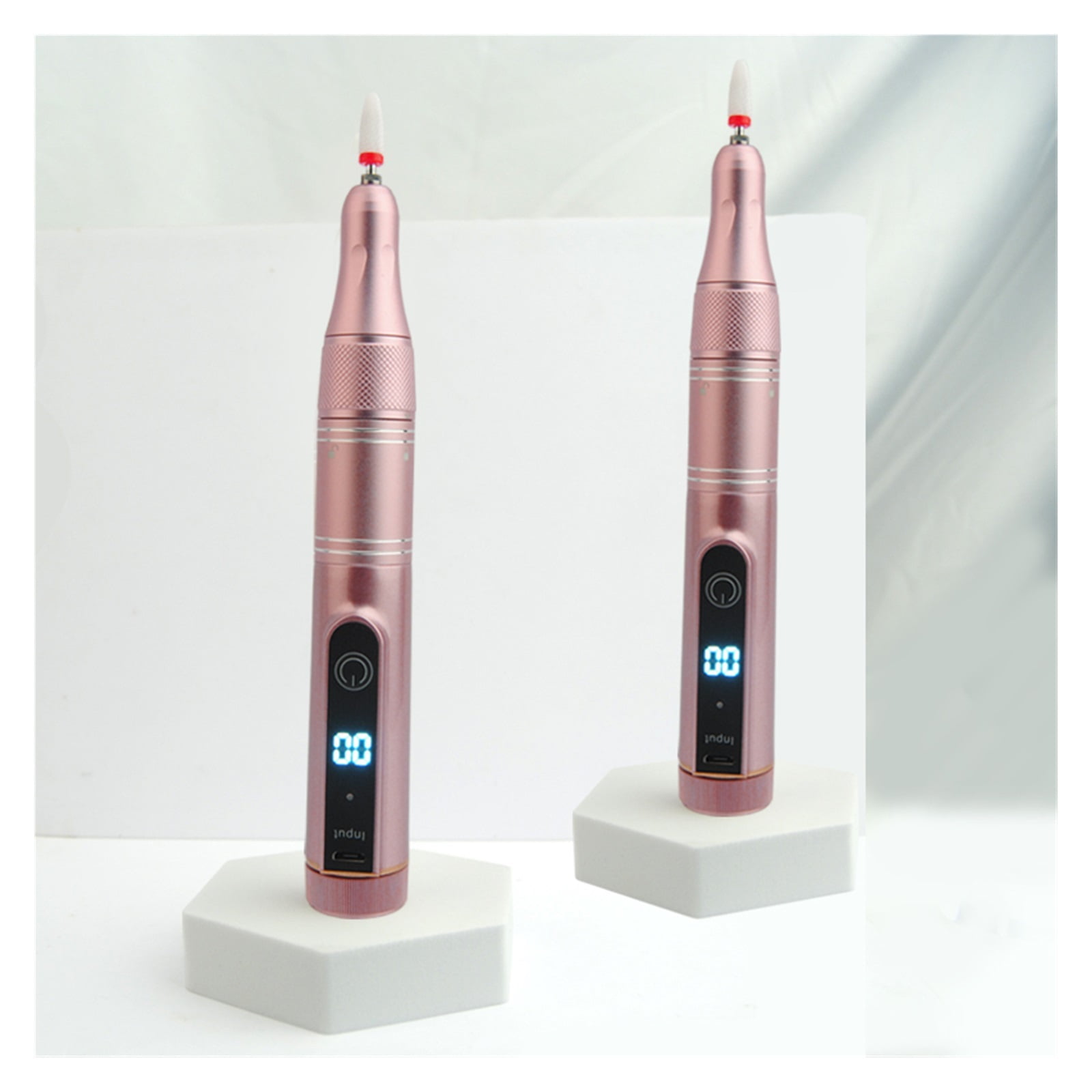 35000RPM Rechargeable Nail Drill Machine Portable Manicure Drill Nail Cuticle Tool Salon Nail E-File Cordless Nail Drill ,Lightweight and Portable