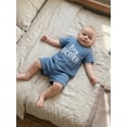 thumbnail image 6 of BemeyourBBs Toddler Baby Boys Big Brother Outfit Infant Baby Boys Summer Clothes Waffled Short Sleeve Letter Embroidery T Shirt Tops and Pockets Shorts Set, 6 of 9