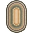 thumbnail image 2 of Safavieh Braided Collection BRD308A Handmade Country Cottage Reversible Area Rug, 8' x 10', Multi, 2 of 4