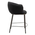 thumbnail image 2 of Essen Counter Stool Black & Bronze Counter Stool, Modern Style, Armrest support, Plywood, Indoor Bar, 2 of 5