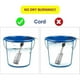 thumbnail image 4 of Compatible con calentador de inmersión de 1500 W, calentador de piscina con temporizador automático, para uso doméstico con enchufe estadounidense., 4 of 5
