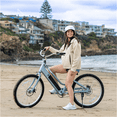 thumbnail image 2 of GOTRAX Aeroluxe 27.5" Electric Bike for Adults, 350W Motor, 20mph, Step-Thru Design, 5 PAS, Blue, 2 of 10