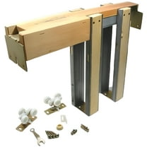 Johnson Hardware 153068PF 153068 Commercial Grade Pocket Door Frame 36" x 80", Wood