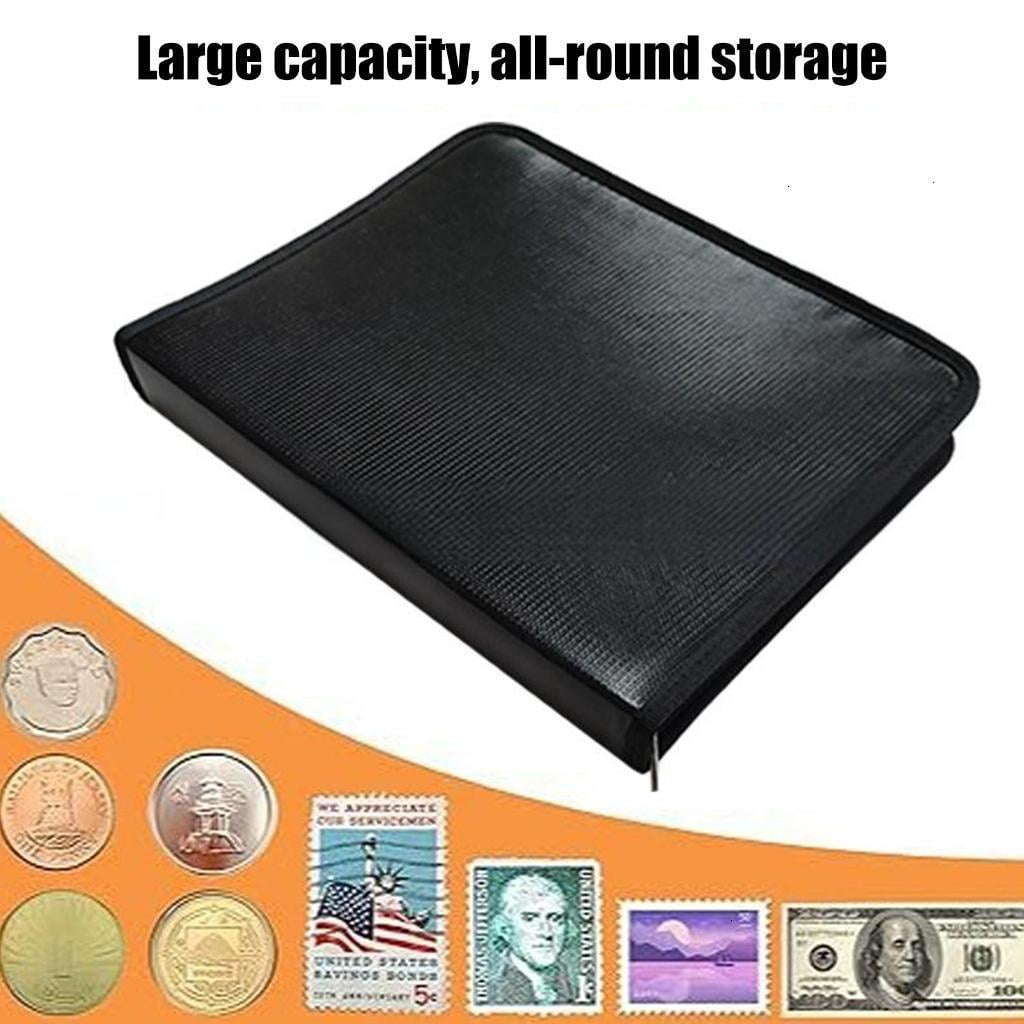Youthyao Currency Coin Collection Album, 360 Pockets Coin 36 Sleeves Money Organizers Binder, Zippered Coin Collection Holder