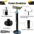 thumbnail image 4 of Lushih Rv Slide Out Support Trailer Stabilizer Jacks Rv Camper Accessories For Travel Trailers - 26.5"" To 50"" - 5000 Lbs Each - Pack Of 2, 4 of 5