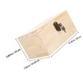 thumbnail image 2 of Raindrops Donation Box for Cash Wood Lockable Khaki Simple Design 1Pack, 2 of 6
