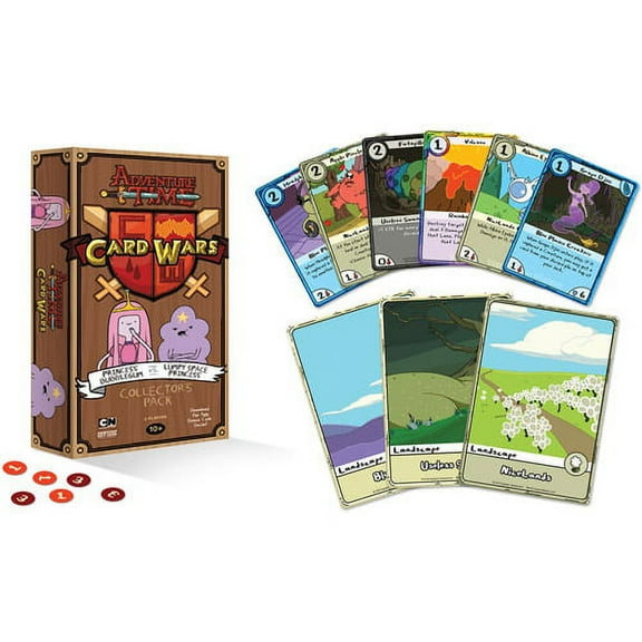 Adventure Time Card Wars Collector'S Pack, Princess Bubblegum Vs. Lumpy Space Princess