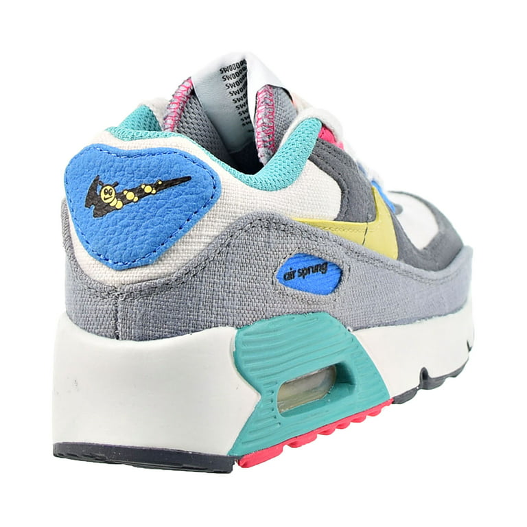 Nike Air Max 90 Little Kids' Shoes Phantom-Celery-Iron Grey-Rush - Walmart.com