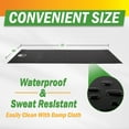 thumbnail image 6 of Wakeman 30x72in Treadmill Mat - 5mm Exercise Mat - Home Gym Equipment Pad, 6 of 8