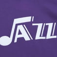 thumbnail image 4 of Men's Mitchell & Ness Purple Utah Jazz Hardwood Classics Nights Raglan Pullover Hoodie, 4 of 5