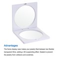 thumbnail image 4 of Uxcell Floating Thin Film Display Box, ABS Frame Case 6.3" x 6.3" x 0.79"(L*W*H) White 4pcs, 4 of 5