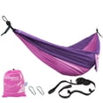 thumbnail image 1 of Bliss Hammocks Hammock in a Bag with Carabiner Hooks & Tree Straps, Pink Purple, 1 of 10