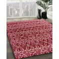 thumbnail image 2 of Ahgly Company Indoor Rectangle Abstract Light Coral Pink Abstract Area Rugs, 8' x 10', 2 of 6