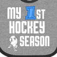thumbnail image 4 of Inktastic My 1st Hockey Season Boys Baby Bib, 4 of 4