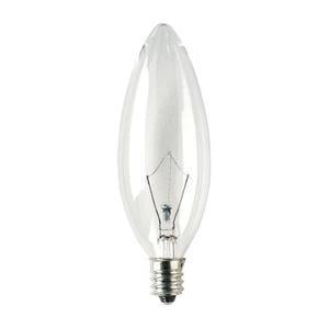 Krypton Candelabra - 10 watt 120V B8 Candelabra Krypton Torpedo Decorative