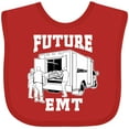 thumbnail image 3 of Inktastic Future EMT Ambulance Boys or Girls Baby Bib, 3 of 4