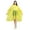 Yellow, variant on Tnobhg EVA Transparent Hooded Raincoat Adult Unisex Mid-length Poncho with Snap Buttons Waterproof Windproof Hiking Raincoats for Men Women