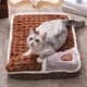 thumbnail image 5 of Cama para Perros, Gatos y Cachorros | Suave Alfombra de Felpa para Mascotas de 50 X 35 Cm | Sofá Cálido, Extraíble y Lavable con Base de Silicona Antideslizante | Cómodo Forro Interior Acolchado para, 5 of 6