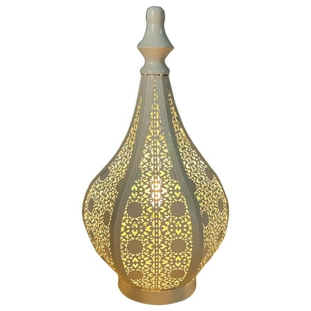 

SIEYIO Retro Lantern Moroccan Style Wrought Iron Night Lamp Landscape Lights