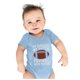 thumbnail image 1 of Gibobby Mamelucos para bebe niño polar con estampado de Rugby y letras de manga corta para niños y niñas, mono para recién nacidos, ropa para niños(Azul, 6-9 Meses), 1 of 4