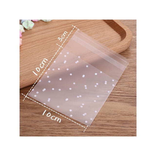 Clear Plastic Bags Self Sealing Resealable Cello Bags for Bakery Cookies Decorative Wrappers