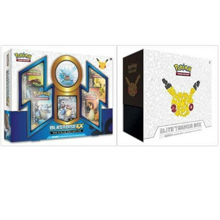 Pokemon Tcg Generations Elite Trainer Box Blastoise Ex Red And Blue Collection Box Bundle 1 Of Each