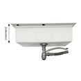 thumbnail image 4 of 33 inch Kitchen Sink Stainless Steel Drop In Sink Single Bowl Kitchen Sinks Utility Sink Bar Sinks Kitchen Sink Workstation for Homes Restaurants Bars, 4 of 16