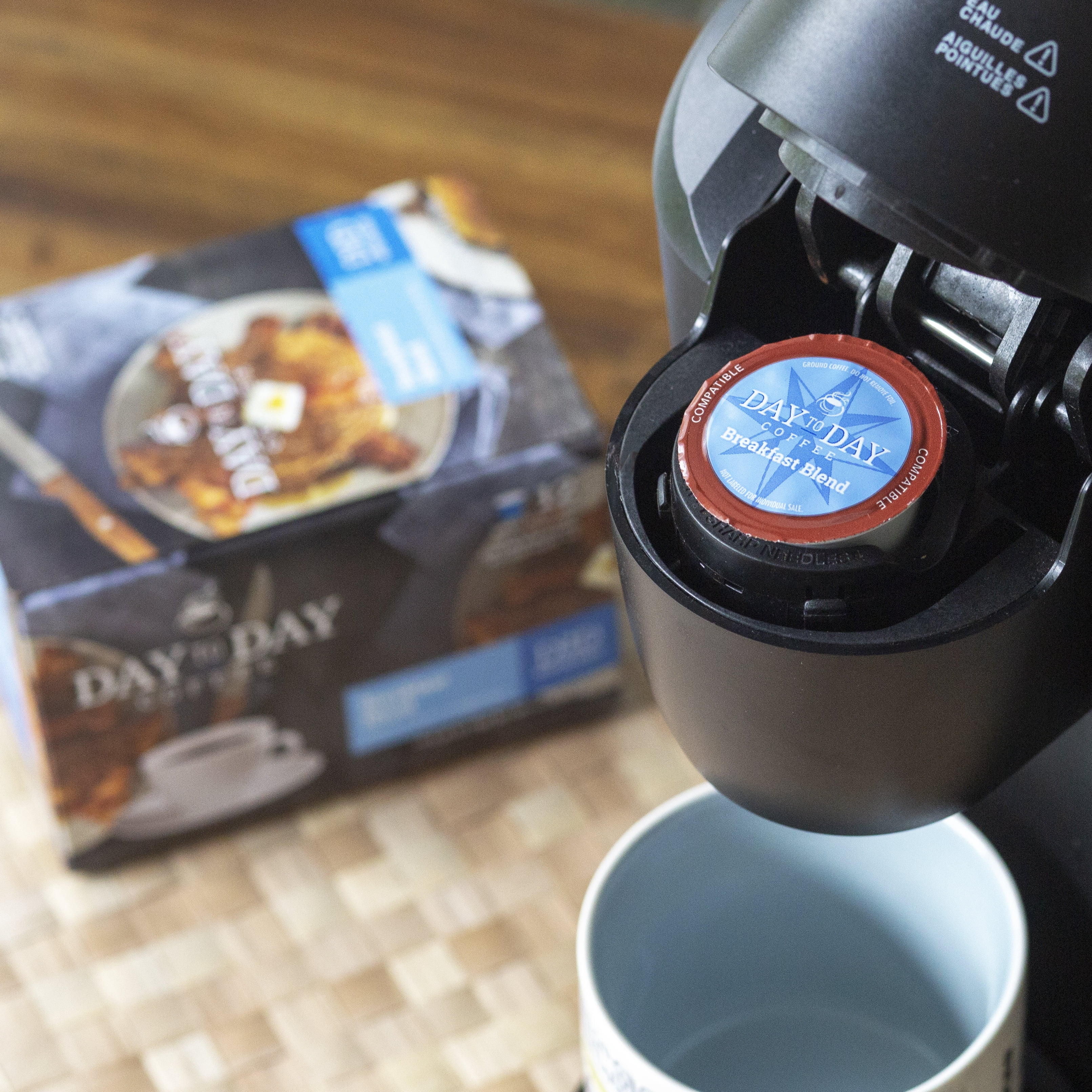 Day To Day Breakfast Blend Single Serve Coffee Cups, Fits Keurig K Cup Brewers, 60 Coffee Pods