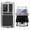 Silver, variant on Compatible with Samsung S24 Metal Bumper Silicone Case with Stand Built-in Screen Protector Gorilla Glass Hybrid Durable Military Shockproof Heavy Duty Rugged Full Body Camera Cover