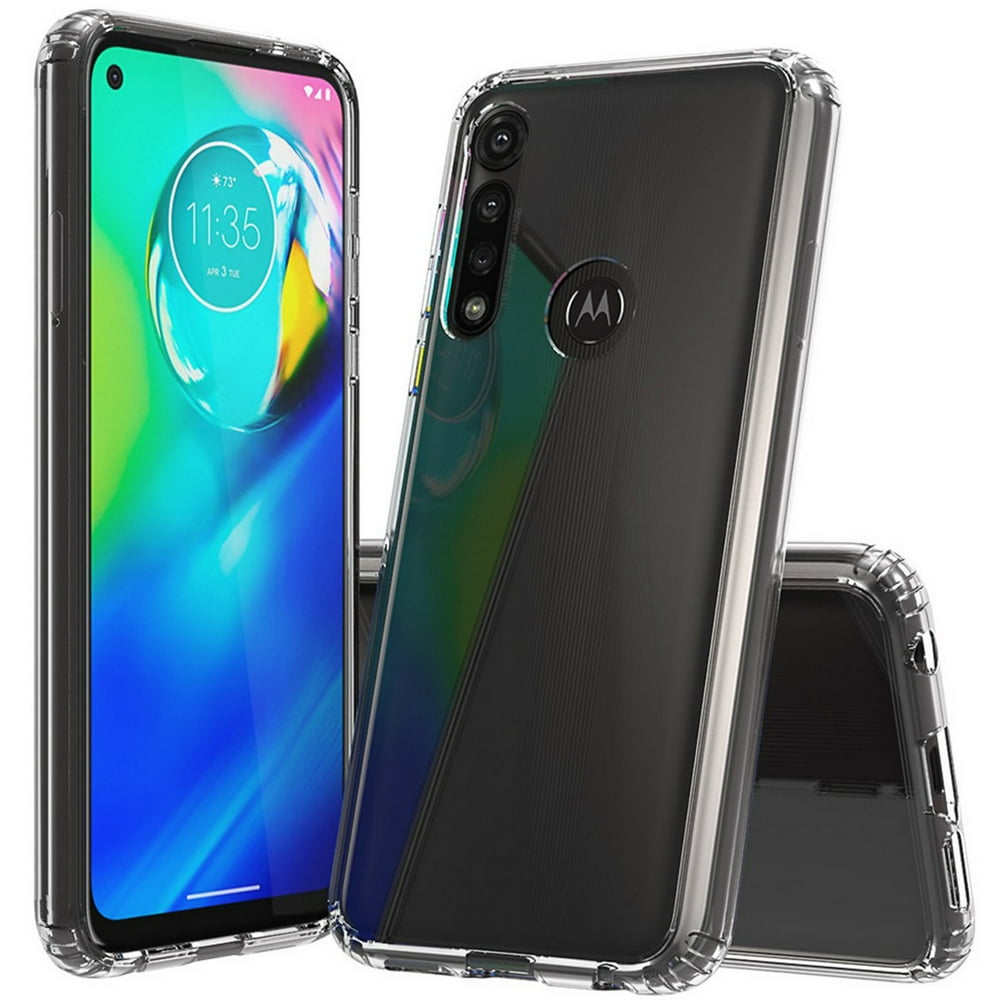 Moto G Power Case, Clear [Aquaflex] Transparent Flexible TPU [Shock